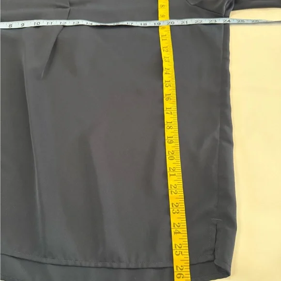 Brook Brothers Elegant Navy Blue Women's long sleeve  blouse size XL - Picture 7 of 9